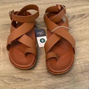 Brown Strappy Sandals